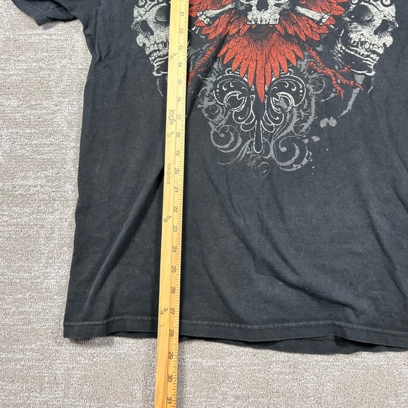 Y2K Urban Legends Goth Grunge Tribal Skull T-Shirt Mens size XL - Picture 6 of 6